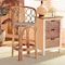 Baxton Studio Diana Modern and Contemporary Natural Finished Rattan Counter Stool 185-11877-Zoro - alternate 2